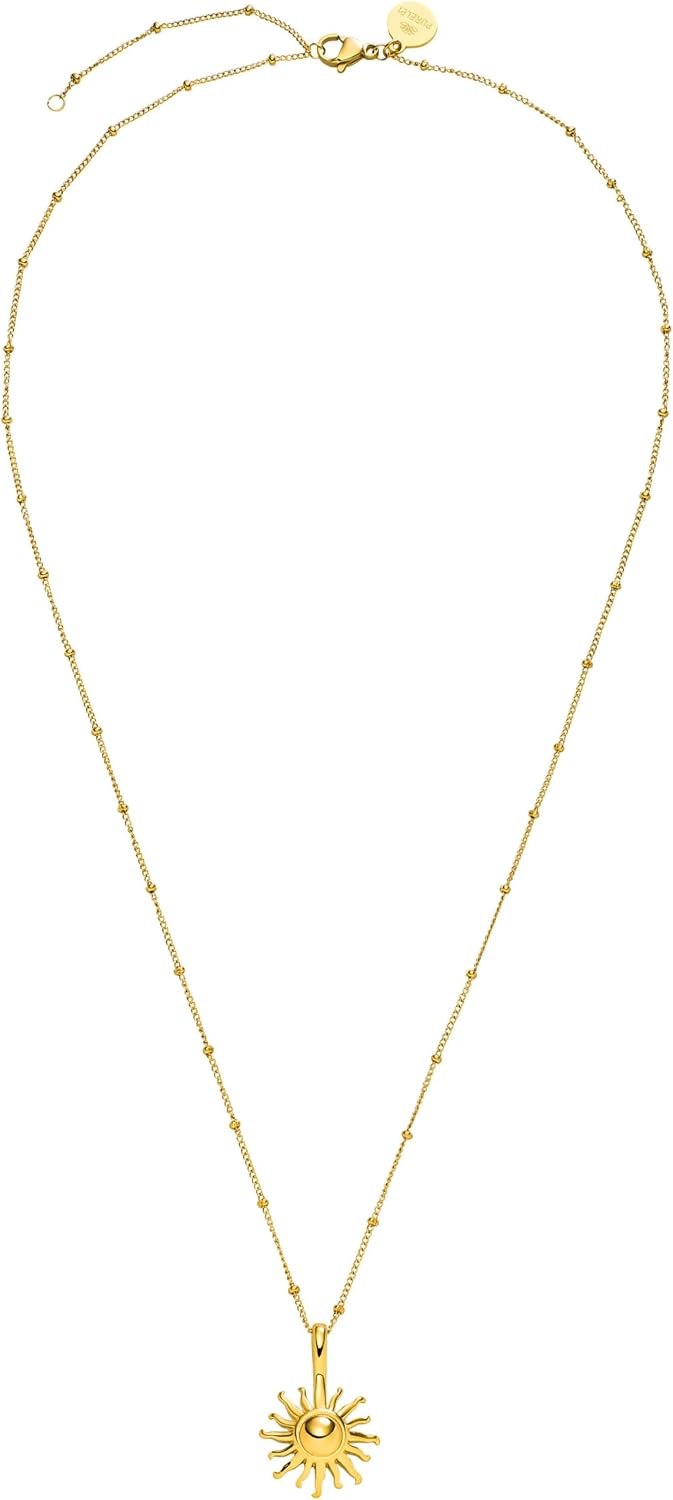 Detalle de Purelei Sun Kette 40–45 cm Halskette Damen