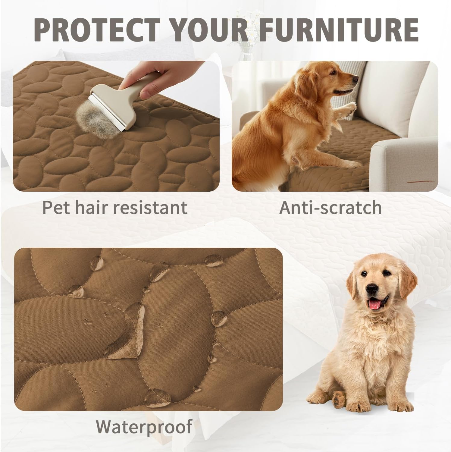 Detalle 2 de Ameritex Waterproof Dog Bed Cover 68×82 in