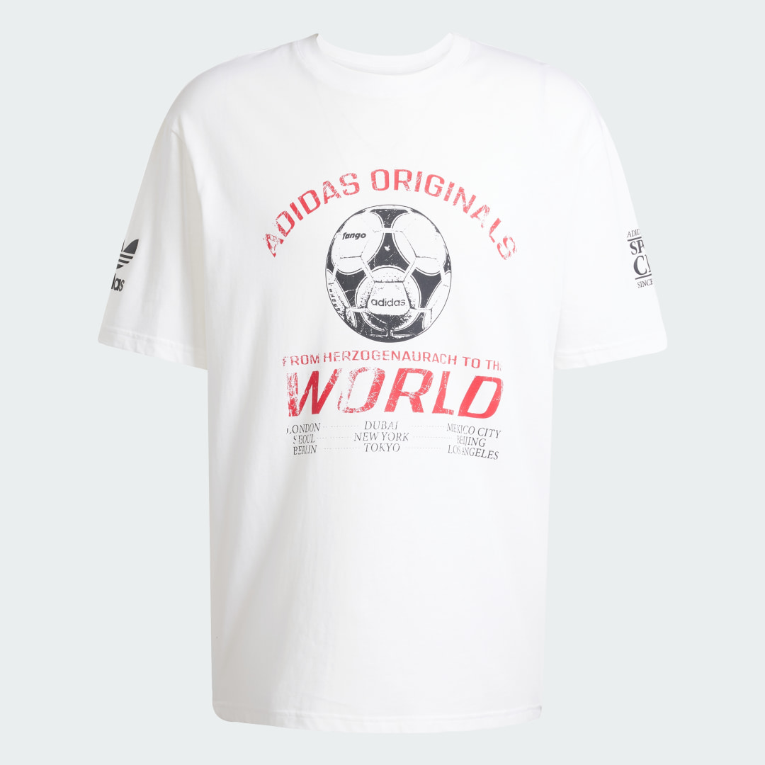 Thumbnail 3 de Camiseta 90s Football Graphic de Adidas — blanca