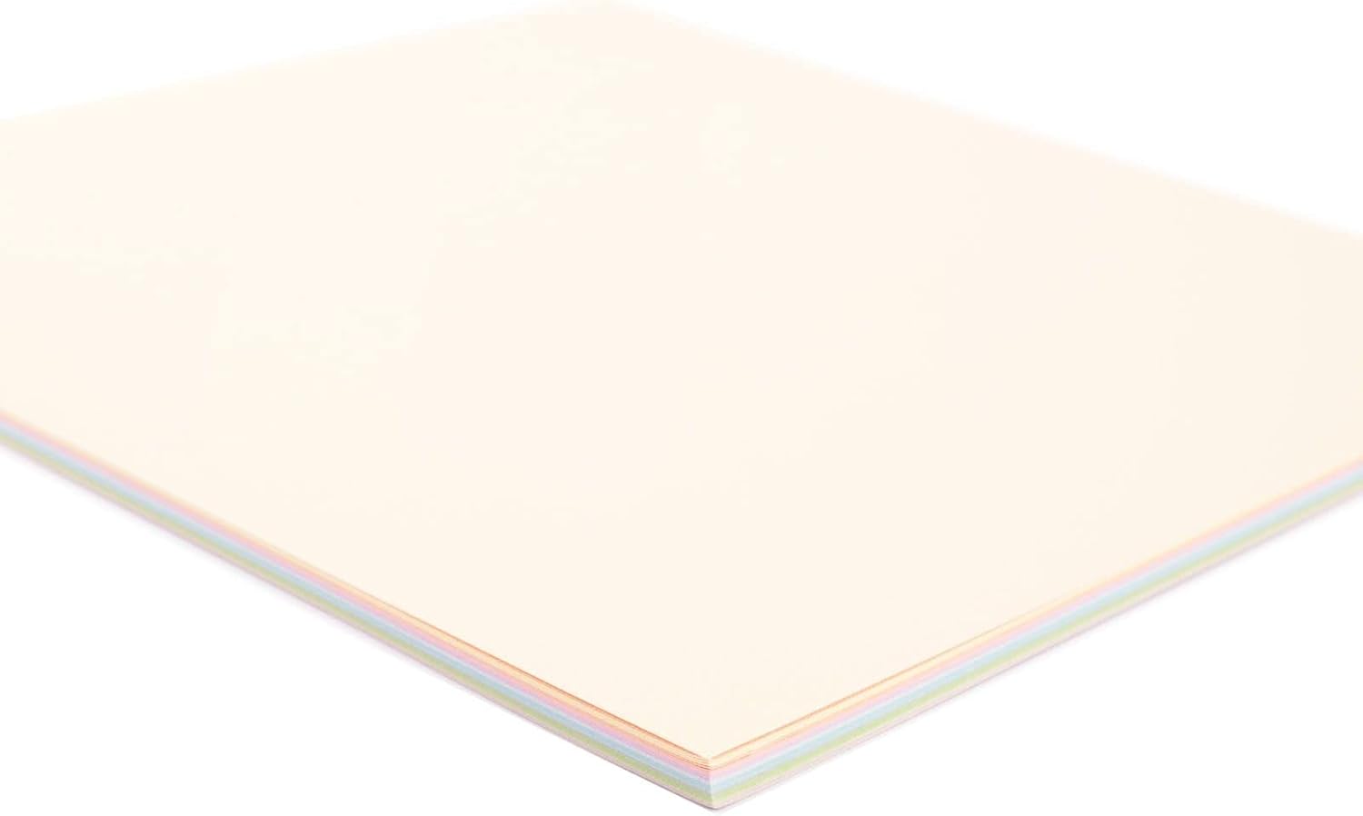 Detalle de Florence Papier Cartonné Rugueux 30,5 x 30,5 cm — 24 feuilles, 216 g/m², pastel, Vaessen Creative