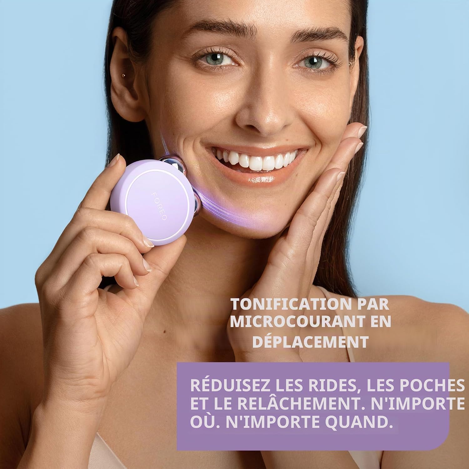 Thumbnail 1 de FOREO BEAR 2 go — appareil micro courants visage liftant et tonifiant de voyage
