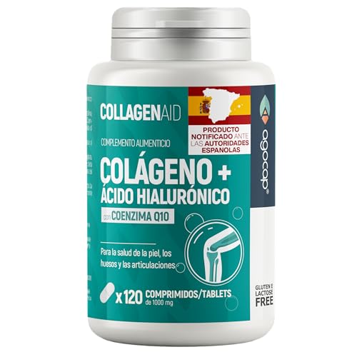 Detalle de Colágeno Hidrolizado Puro + Ácido hialurónico enriquecido con Coenzima Q10 - Agocap Collagen Capsules 120