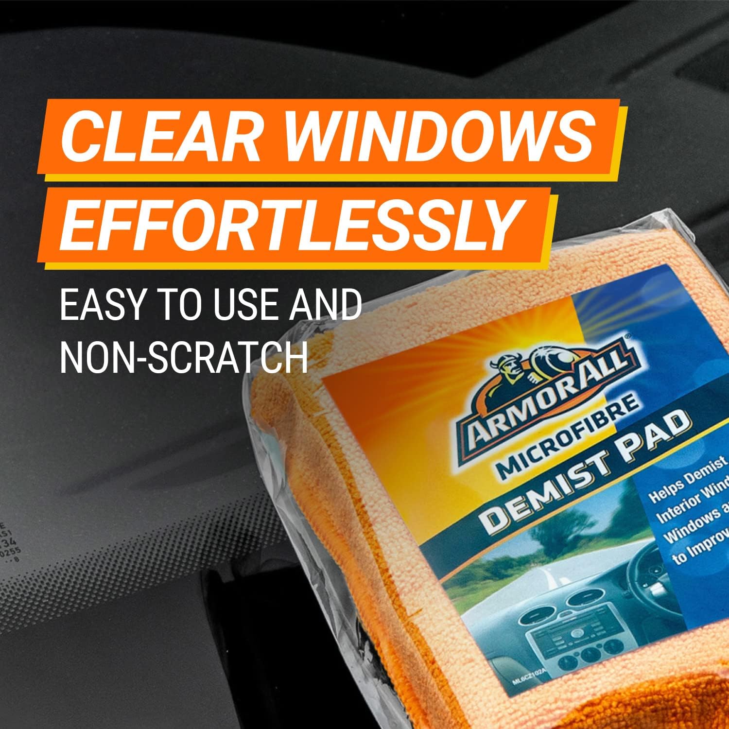 Thumbnail 3 de Armor All Microfibre Car Demist Pad (Set of 2) for Windscreen, Windows and Mirrors