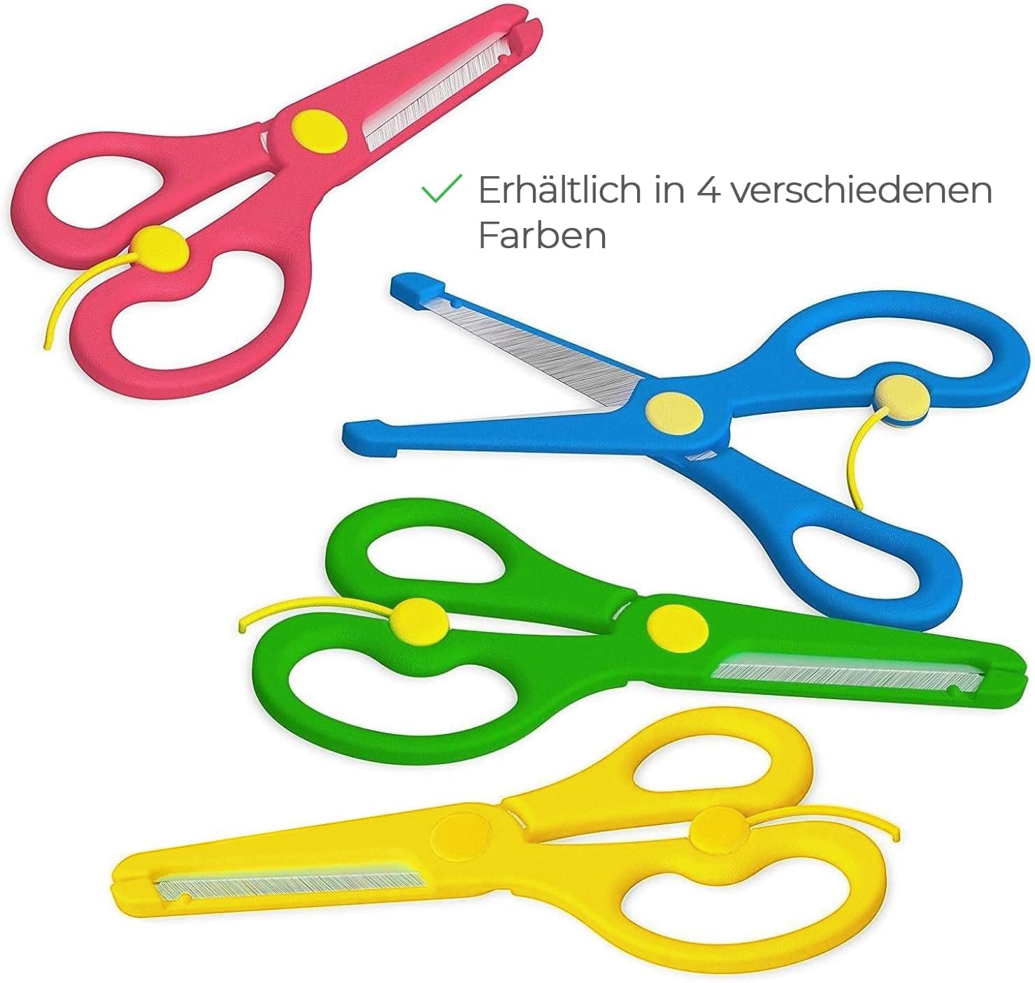 Thumbnail 4 de Enid store Bastelschere Kinder-Scheren Set mit Sicherung – Sicherheit, Farbe und Spaß