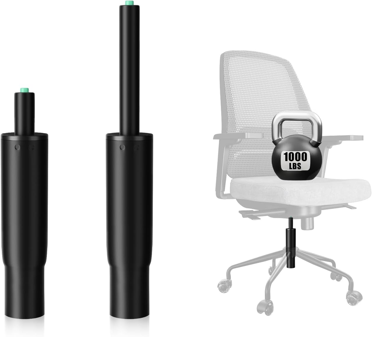 Mastery Mart Gasdruckfeder 297–437 mm, 450 kg Belastung