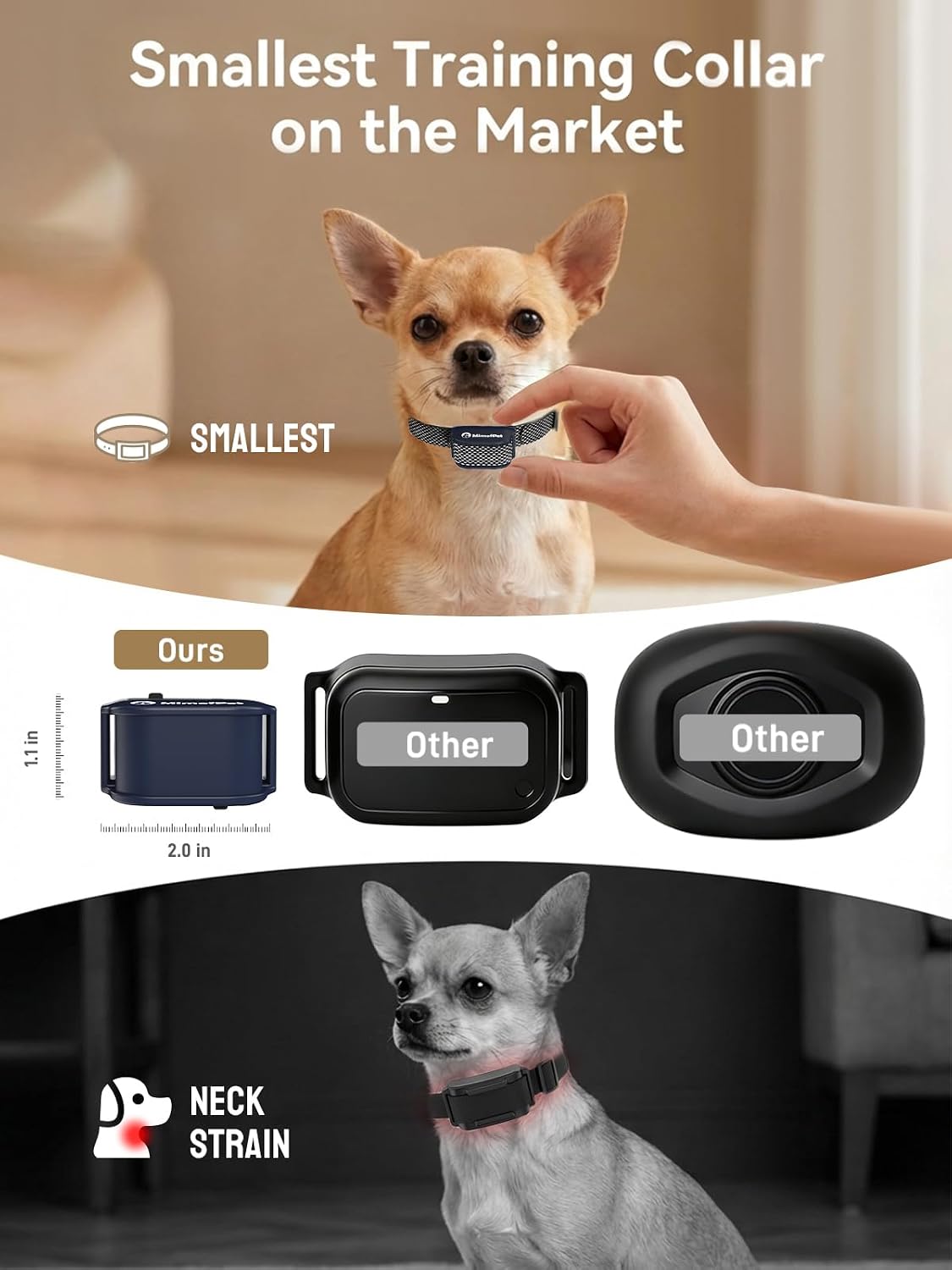 Detalle de MIMOFPET Wireless Dog Fence System 3500 ft