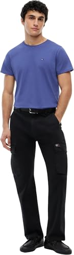 Detalle 2 de Tommy Jeans Tjm Xslim Jersey Tee Dm0dm04411 S/S T-Shirt Blu (Blue Storm), XS