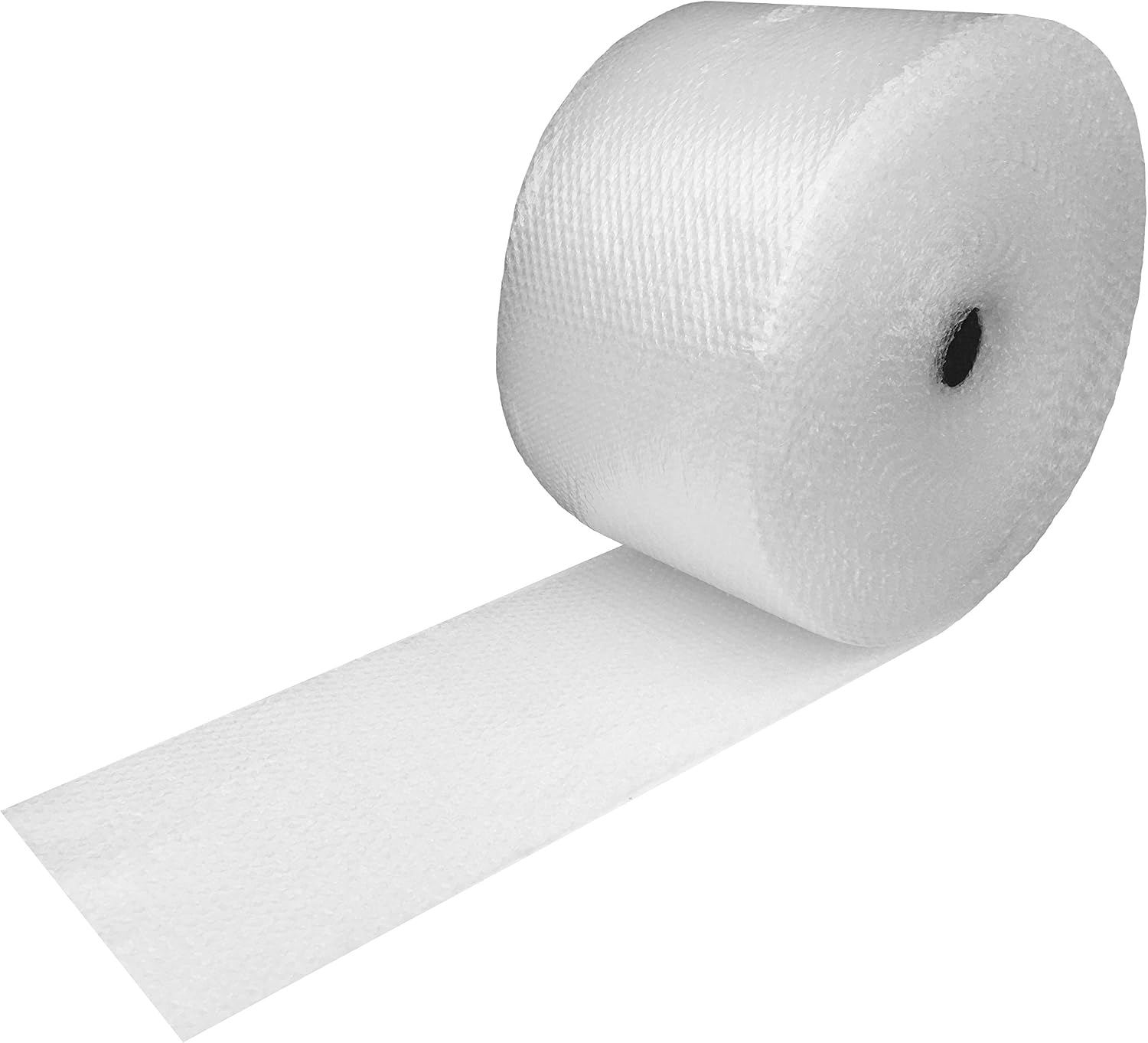 Detalle de Amazon Basics Bubble Wrap for Moving, 12-inch x 175-ft, Small 3/16" Perforated Clear