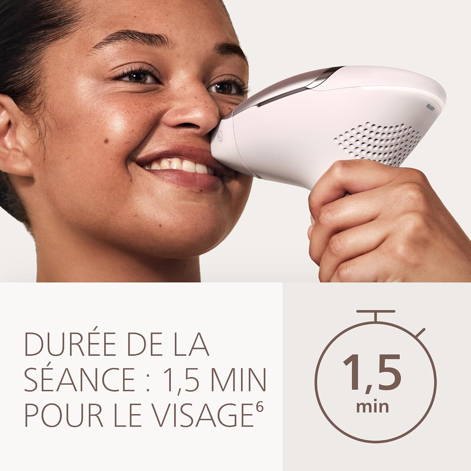 Detalle de Philips Lumea 9000 BRI938/00 IPL-ontharingsapparaat met 3 opzetstukken