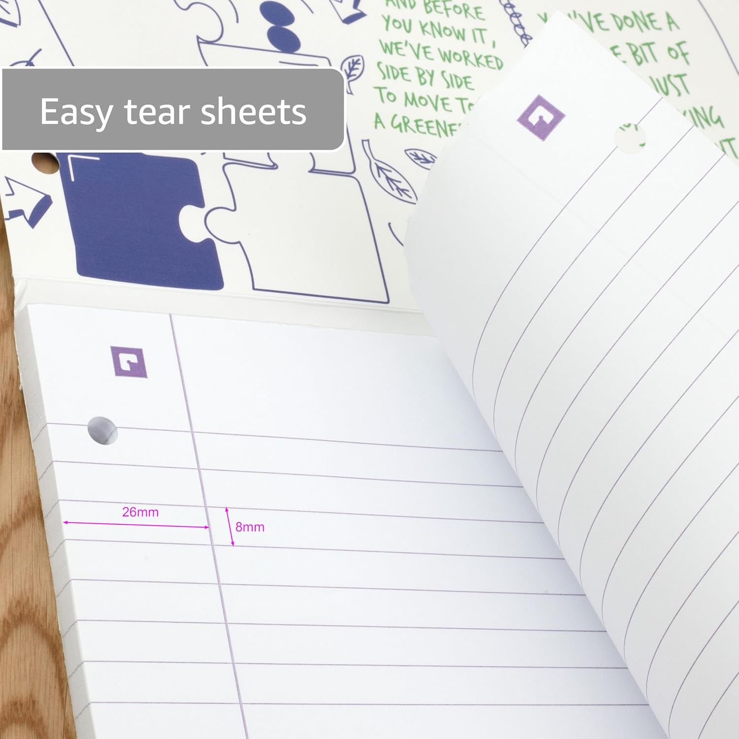 Thumbnail 4 de Oxford Campus A4 Refill Pad 140 Pages