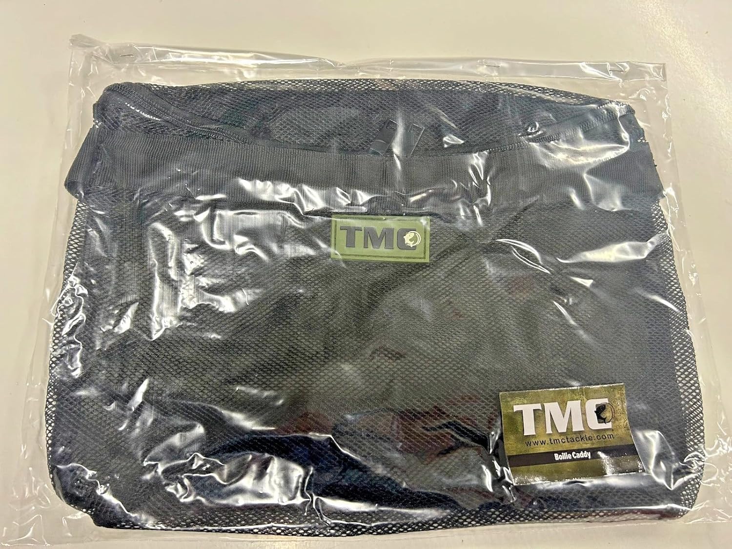 Thumbnail 4 de TMC Boilie Caddy Bait Bag – Black Mesh with Adjustable Strap