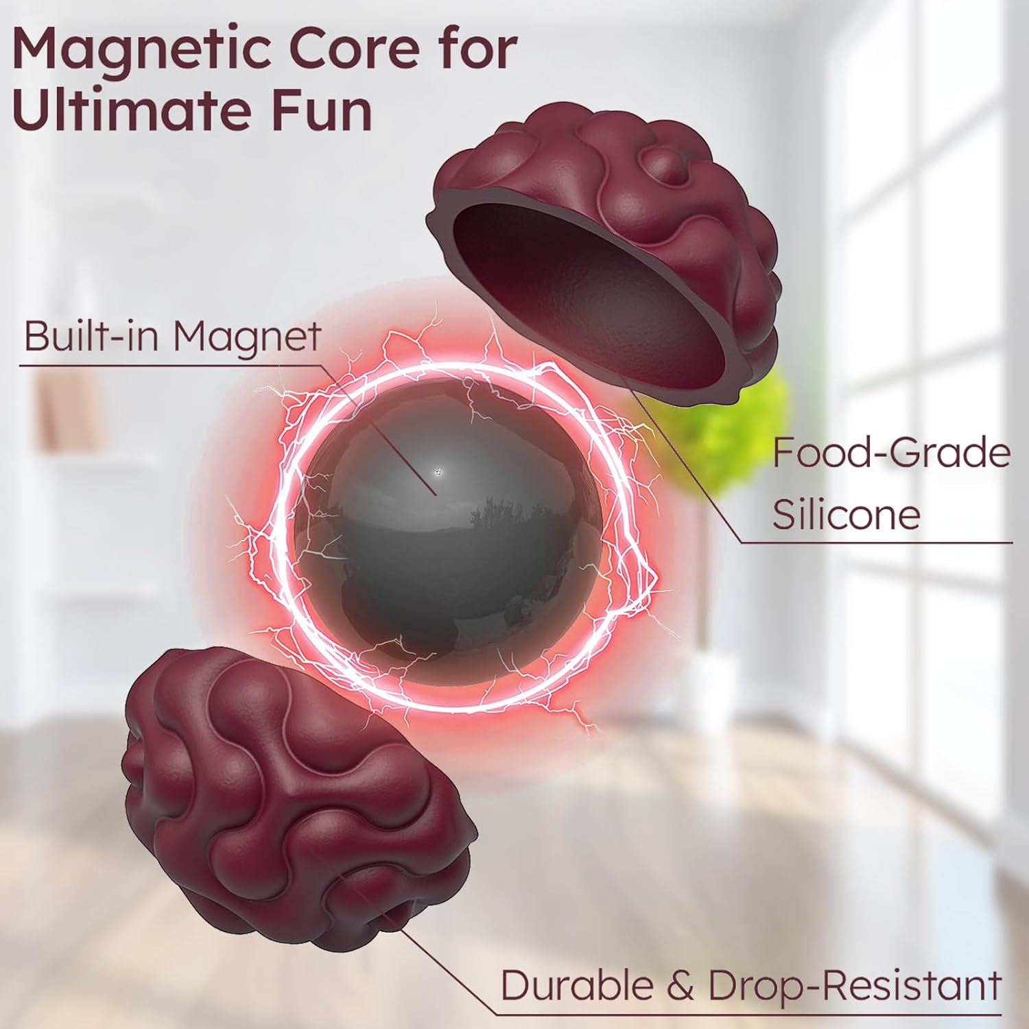 Thumbnail 1 de Silicone Magnetic Balls Fidget Set