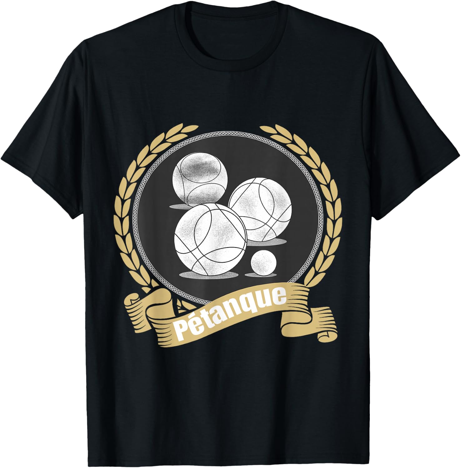 Detalle de T-Shirt pétanque Boule pour pétanqueurs