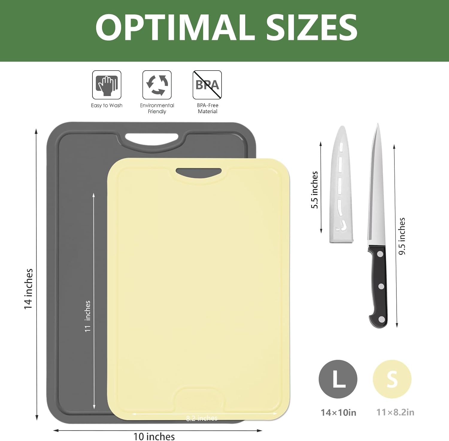 Thumbnail 4 de Gintan TPU Chopping Board set 2-pack 🍽