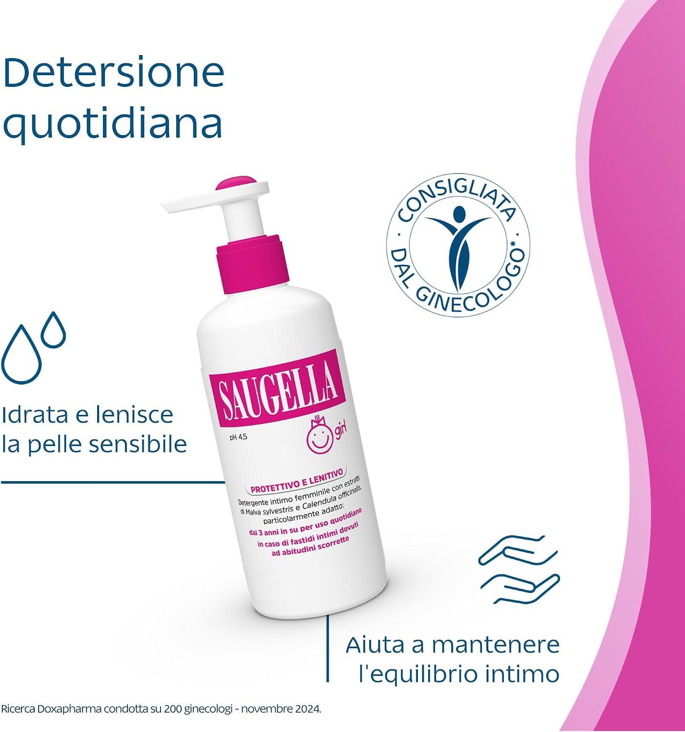 Thumbnail 3 de Saugella Girl Detergente Intimo 200 ml