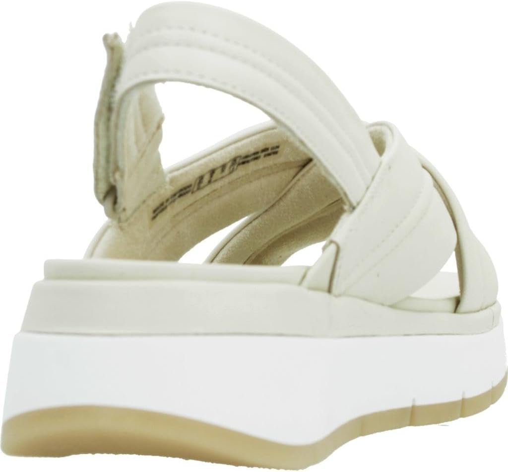 Thumbnail 2 de Clarks Tuscan Cross Sandale femme en cuir crème