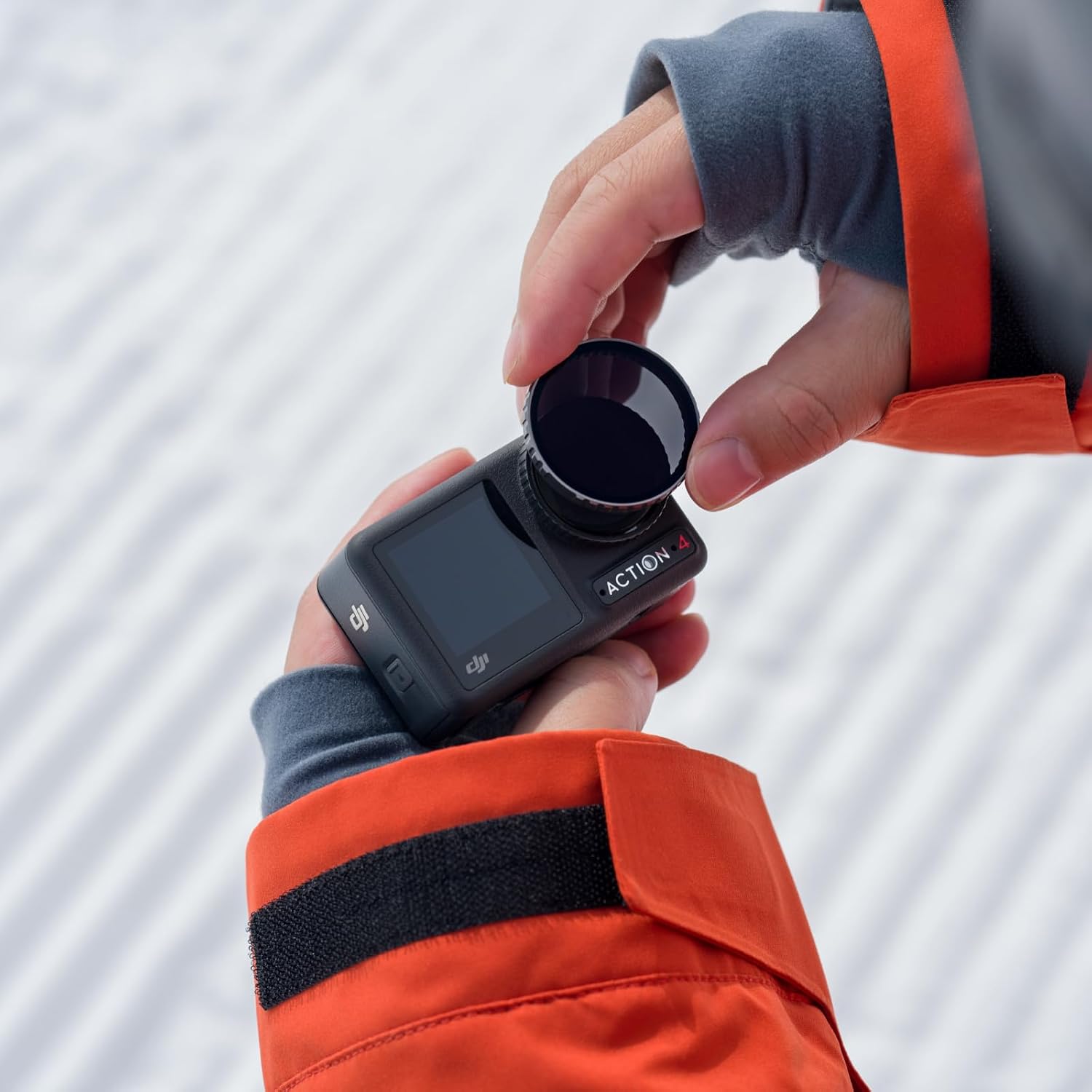 Thumbnail 4 de DJI Osmo Action 4 Glass Lens Cover, scratch- and smudge-resistant glass