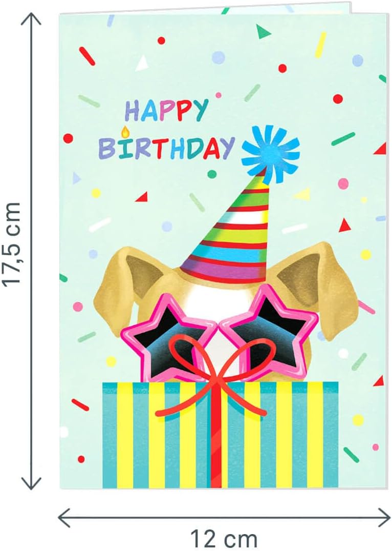Thumbnail 3 de papercrush® Carte pop-up chien d’anniversaire 3D