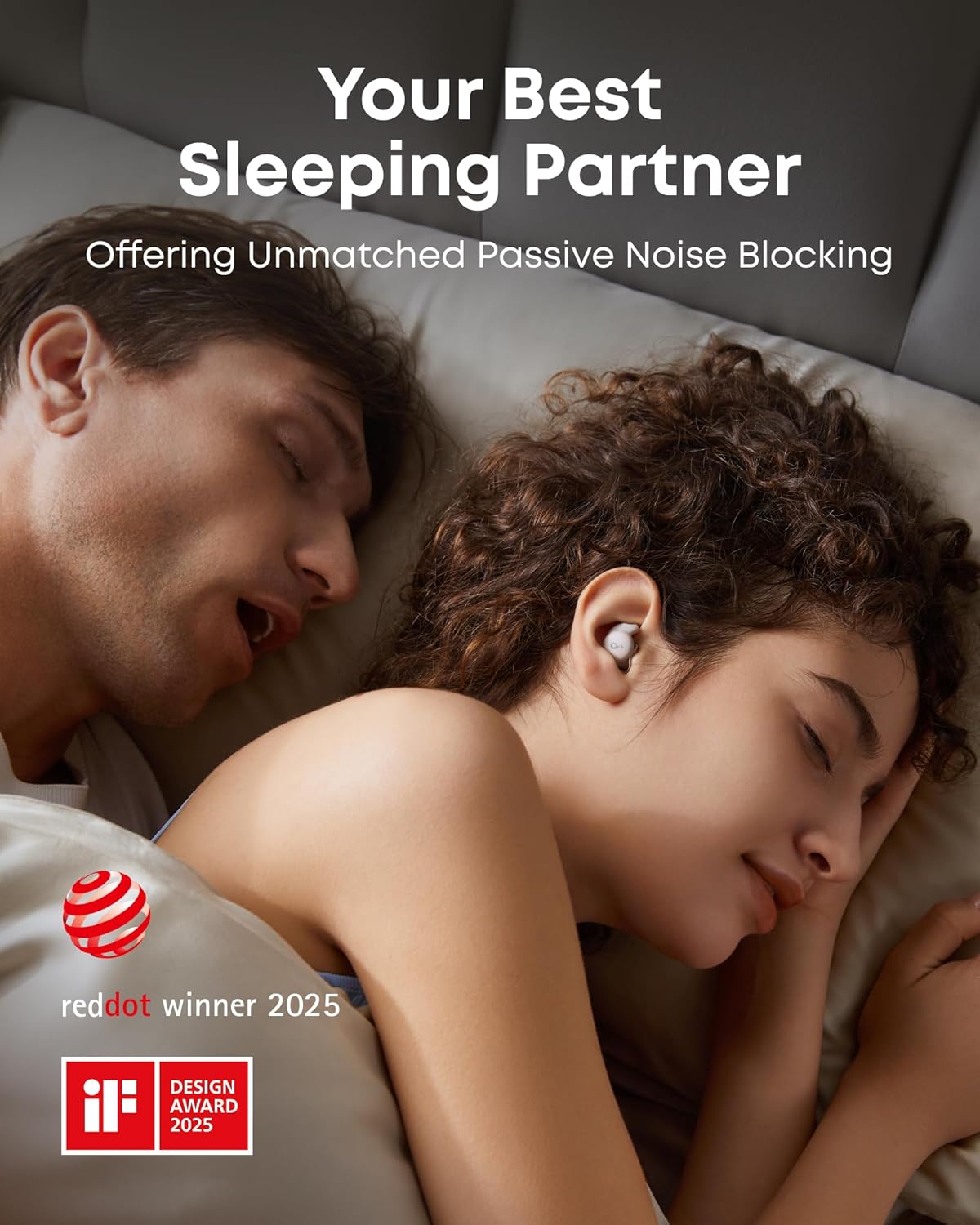 Detalle 2 de soundcore by Anker Sleep A20 A6611 Sleep Earbuds, Side-Sleeper Comfort