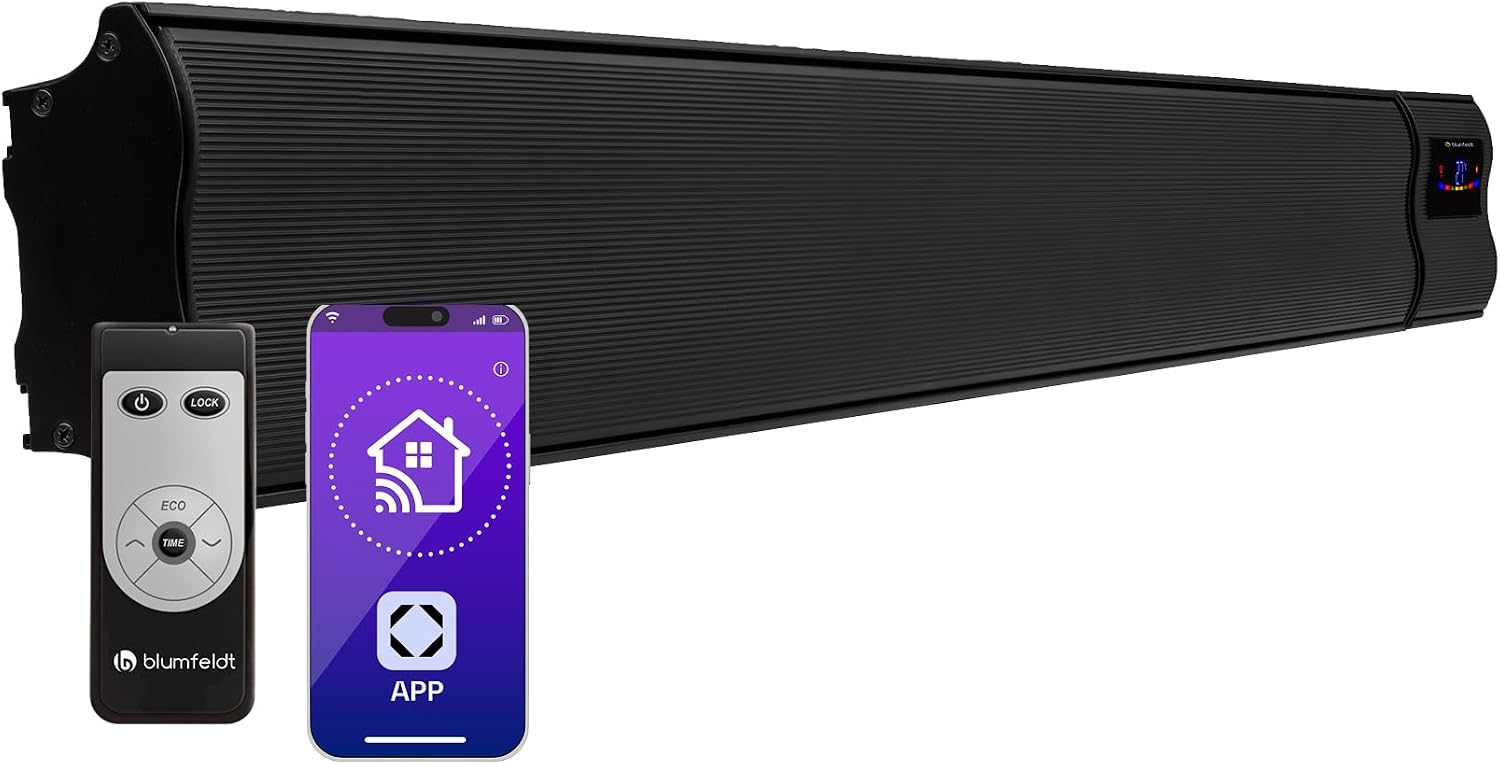 Detalle de Klarstein Cosmic Beam Smart 24 infraroodverwarming, 2400 W, wifi en thermostaat
