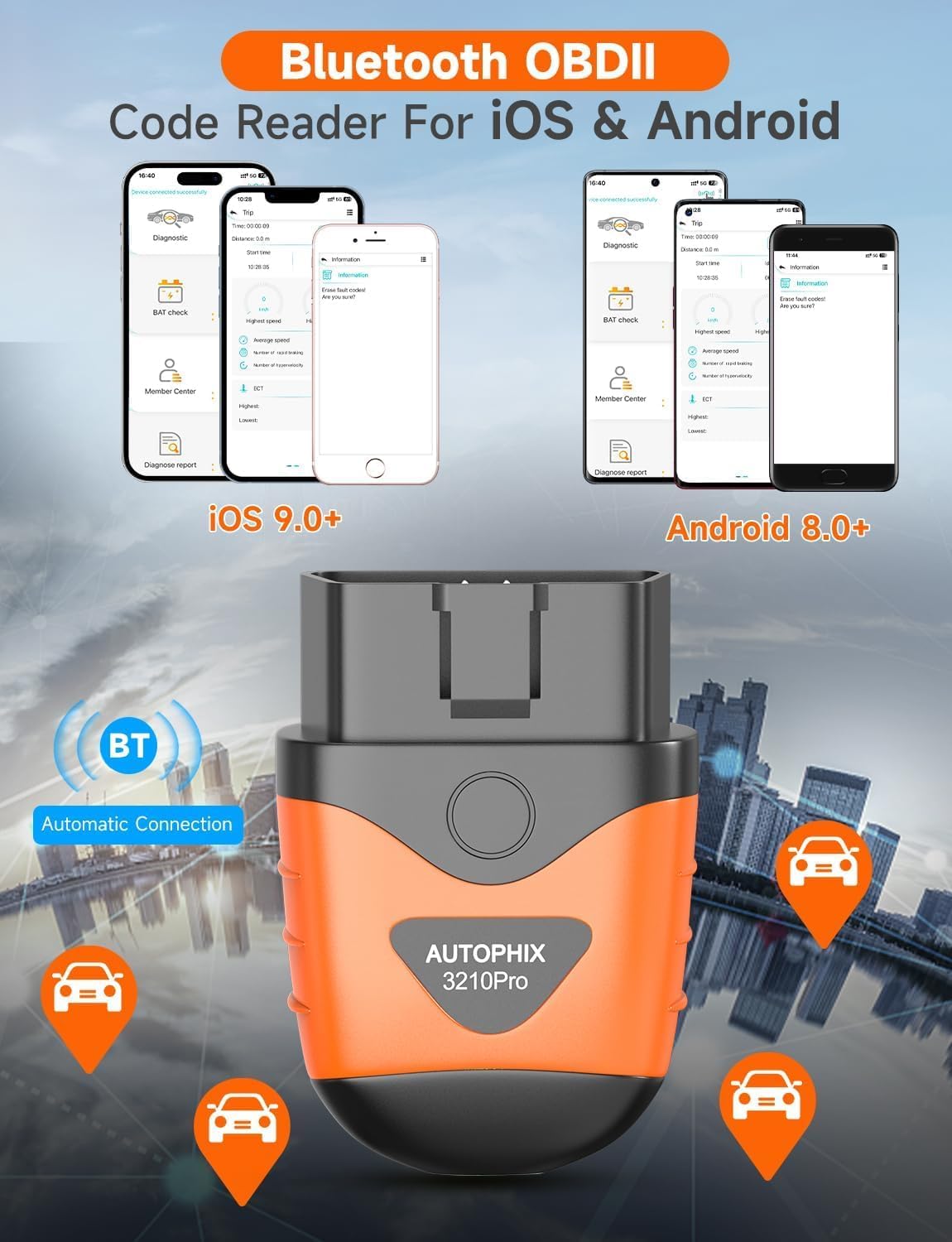 Thumbnail 6 de AUTOPHIX 3210 PRO OBD2 Adapter mit Bluetooth