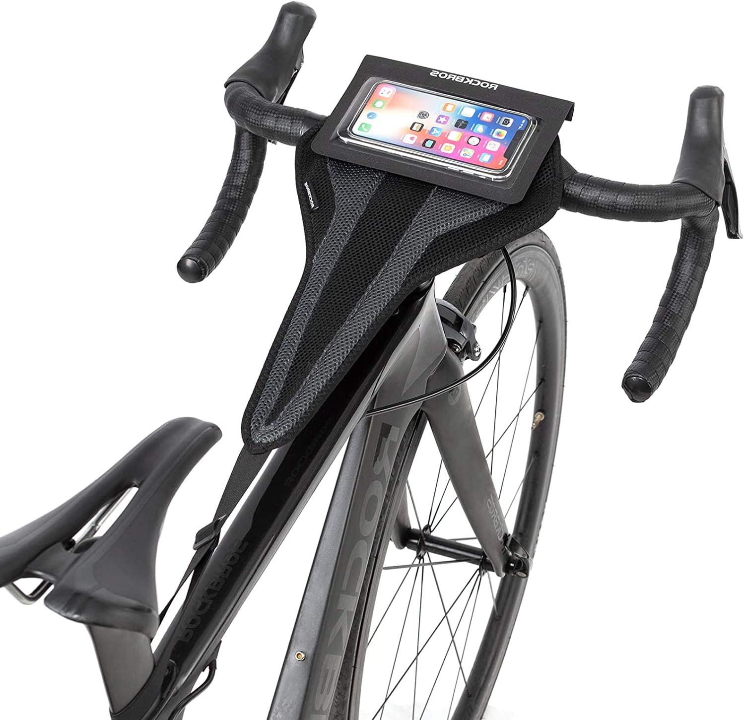 Detalle 2 de ROCKBROS Protezione anti‑sudore per telaio bici con custodia