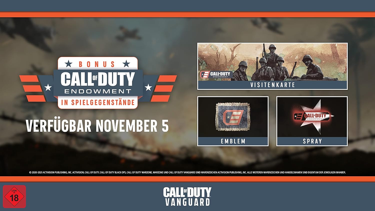 Detalle de Xbox Call of Duty: Vanguard – gra FPS na Series X z kampanią i trybem Zombie