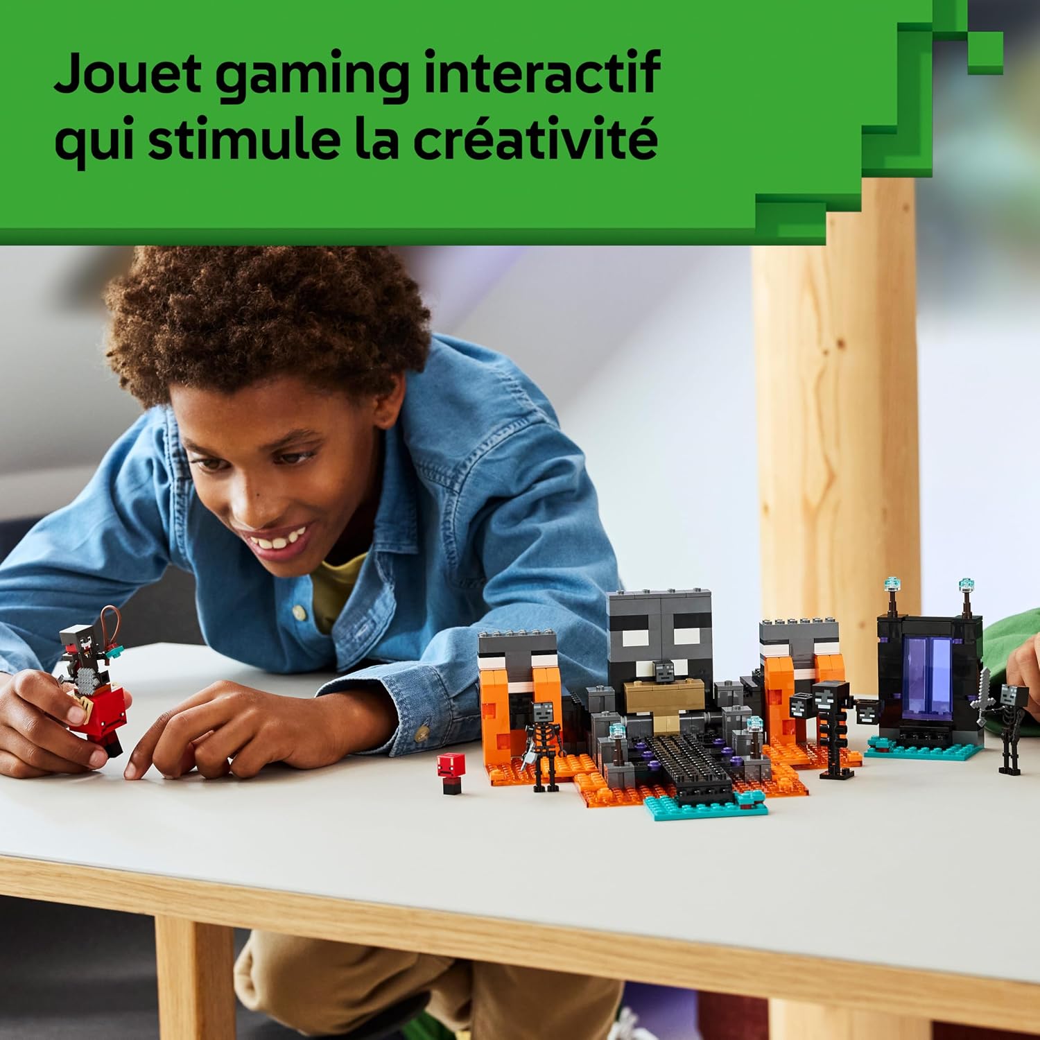 Thumbnail 5 de LEGO Minecraft La Bataille du Wither - Jeu interactif avec Guerrier Écarlate et Mobs de Wither