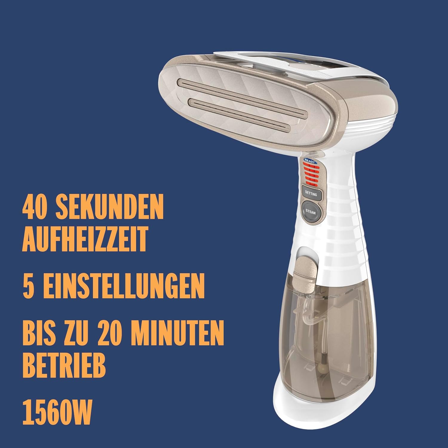 Thumbnail 2 de Conair Turbo ExtremeSteam Dampfglätter – 5 Stufen, 25 g/min, schnelle Aufheizung