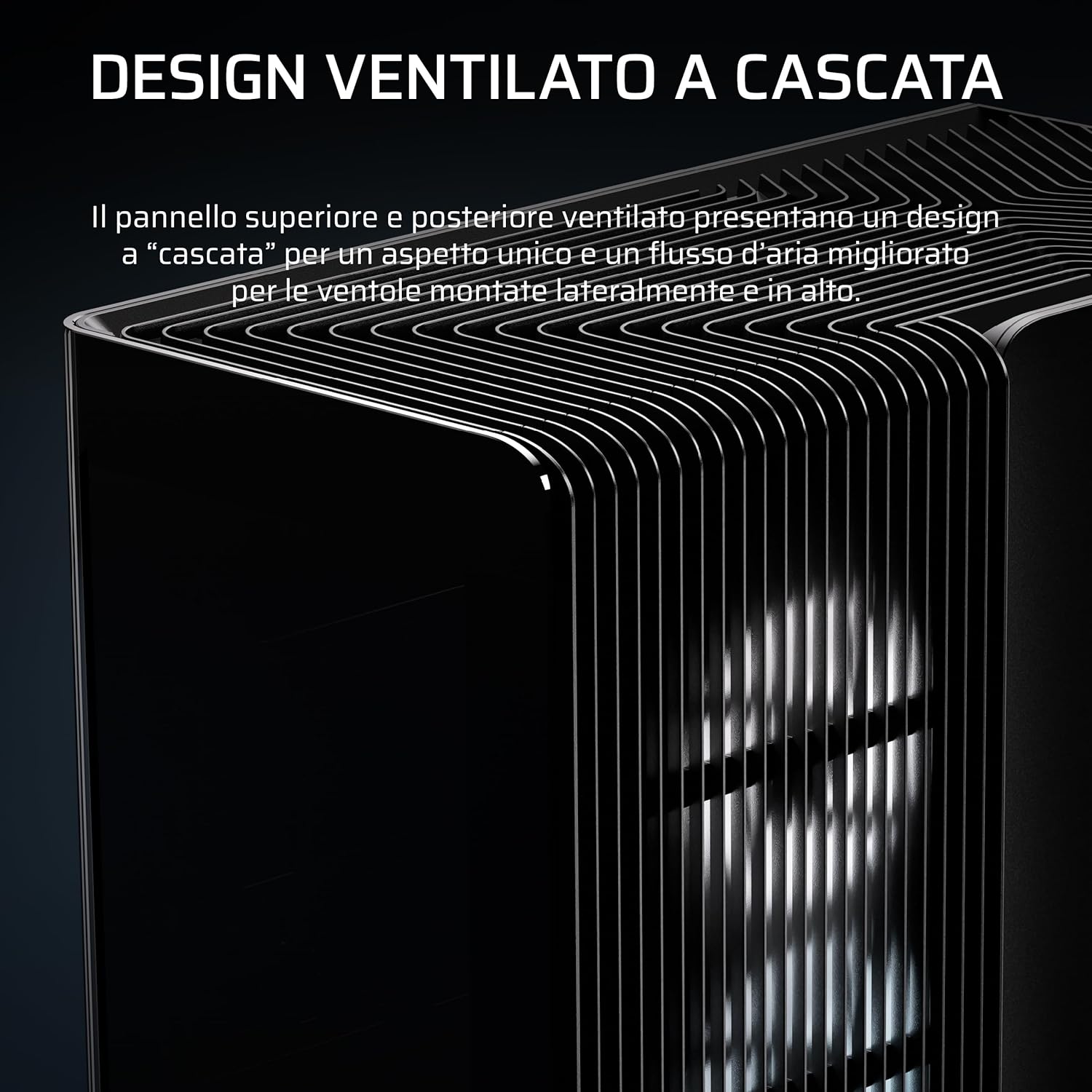 Thumbnail 3 de CORSAIR Frame 4500X LX-R RGB LINK, mid-tower con vetro panoramico e sistema InfiniRail, include 3 ventole LX120R RGB LINK