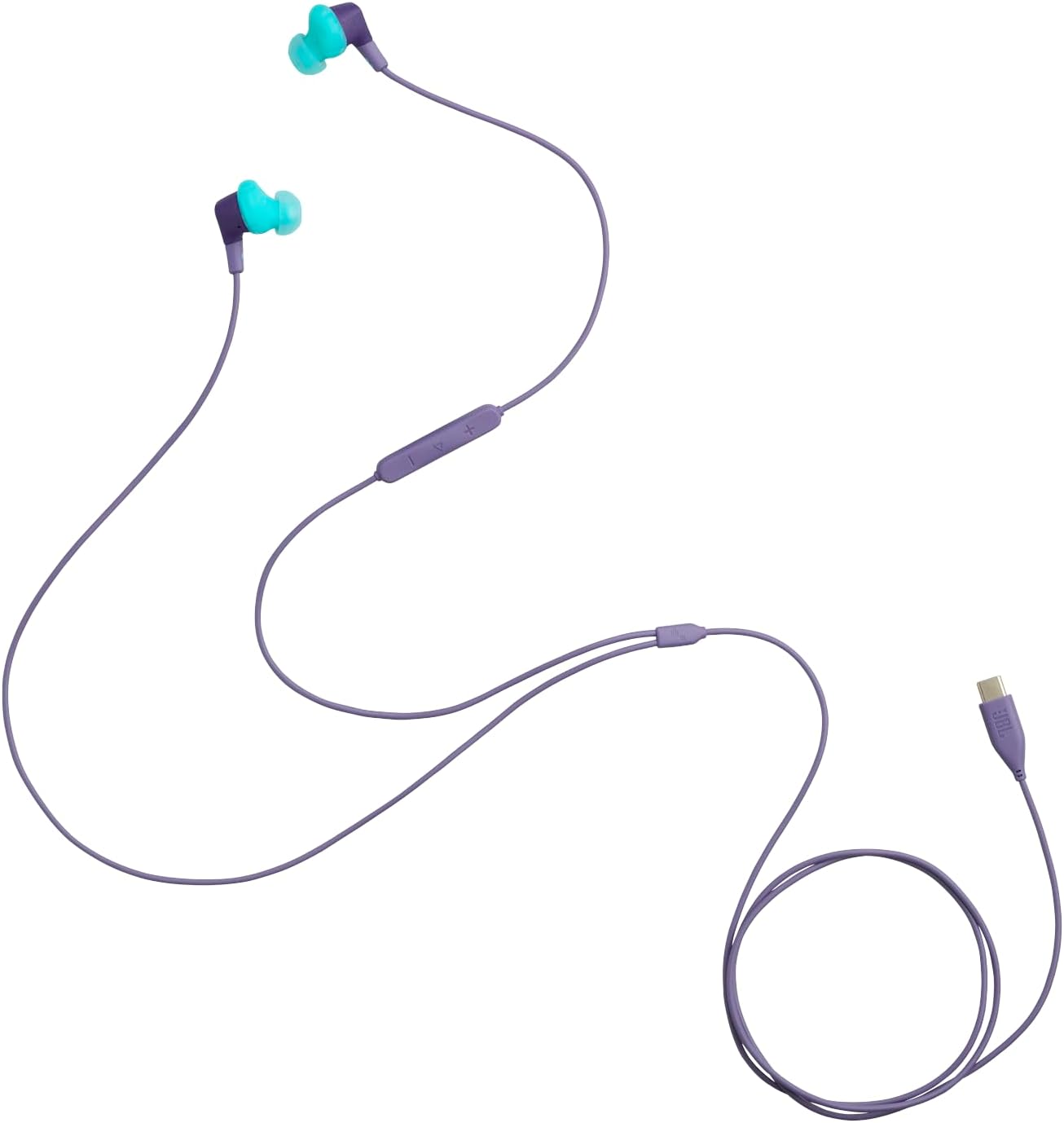 Detalle 2 de JBL Endurance Run 3C USB-C (JBLENDURRUN3CPURAM) Sport Earbuds, IP65, Purple