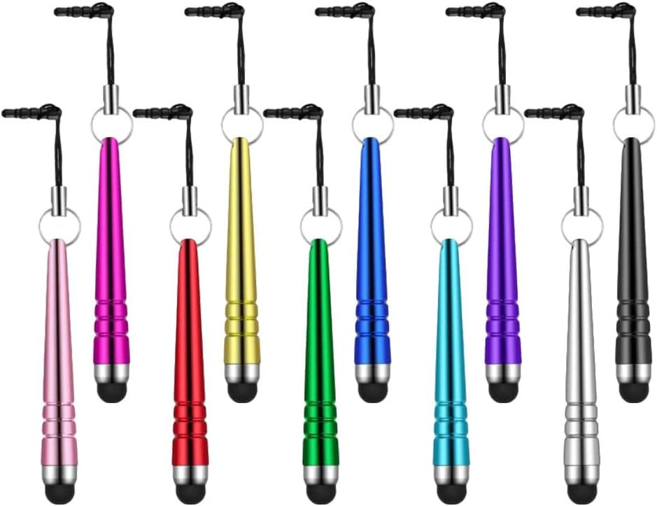 Detalle de UKCOCO Baseball Bat Capacitive Stylus Pens – 40 Pack in 10 Bright Colours