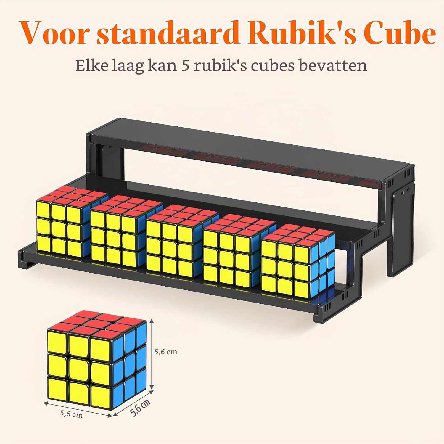 Thumbnail 4 de Lifewit 25105 displaystandaard met 3 niveaus, zwart, 35,6 cm