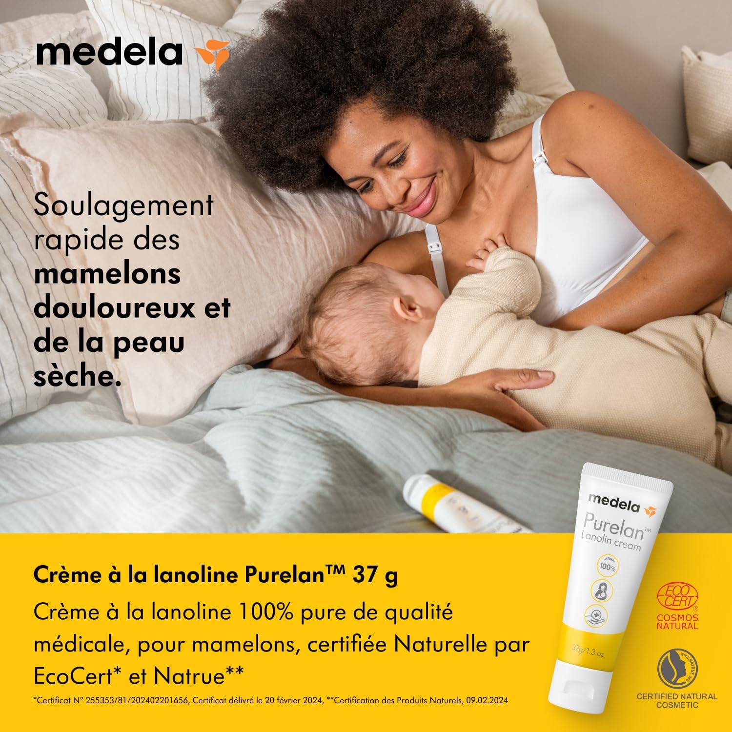 Detalle 2 de Medela Purelan Crème allaitement 37 g