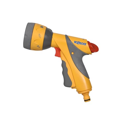Detalle de HOZELOCK Multi-Jet Spray Gun Plus (2684P0000) – Ergonomic 6-Pattern Hose Gun for Daily or Intensive Use
