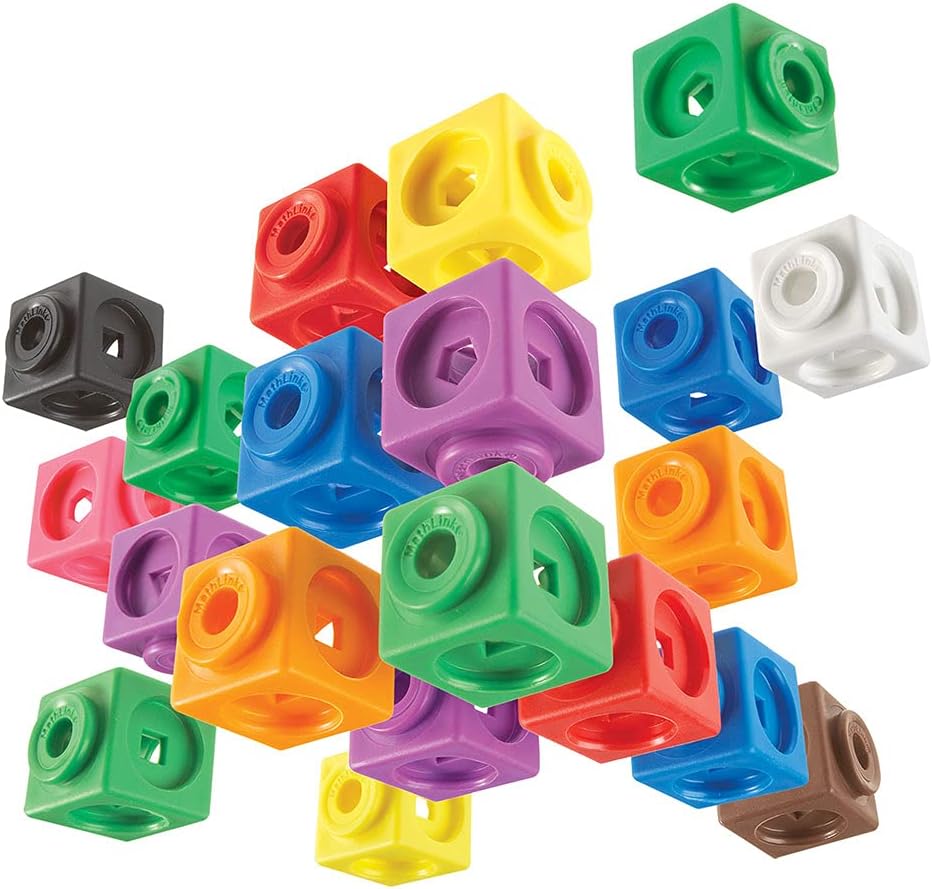Detalle de Learning Resources MathLink Steckwürfel 100-teiliges Set