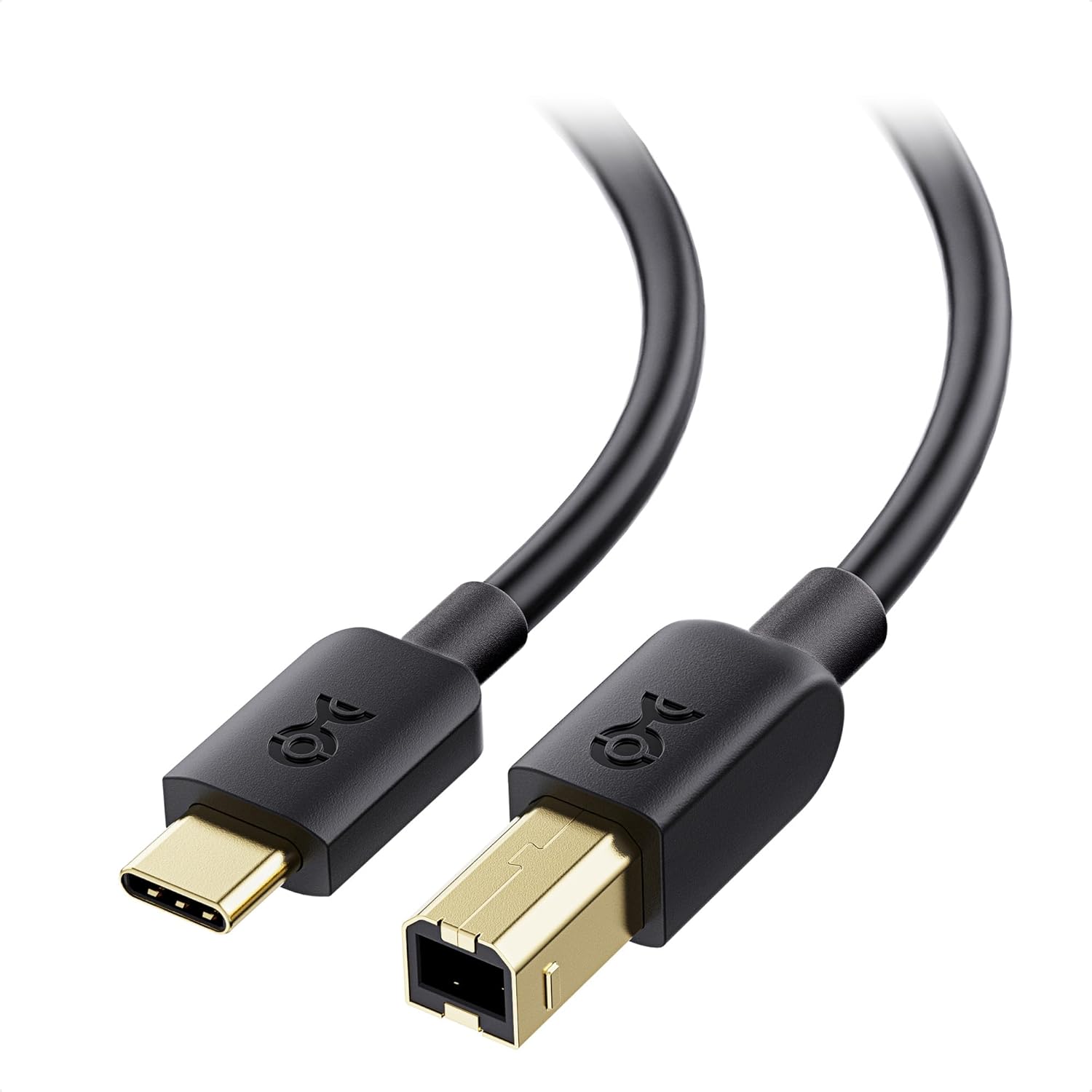 Cable Matters USB-C to USB-B Printer Cable, 2 m (Black) for Printers, Scanners and MIDI