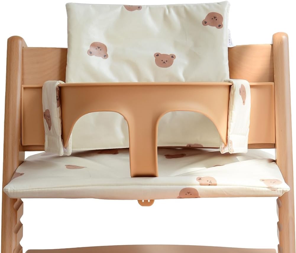 Detalle de Vicloon 4834802 Bear High Chair Cushions, Cotton, Waterproof and Wipe-Clean