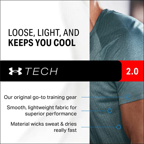Thumbnail 7 de Under Armour Mens Tech 2.0 Half-Zip Shirt Black M
