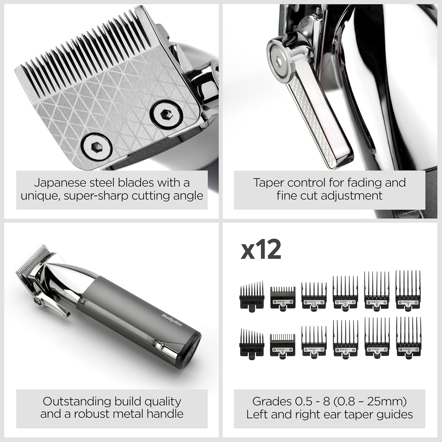 Detalle de BaByliss Super-X Metal Series Cordless Hair Clipper 7700U