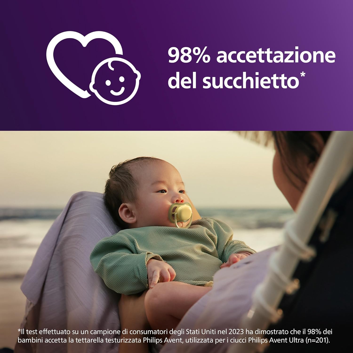 Detalle 2 de AVENT Ultra Start ciuccio 0-6 mesi