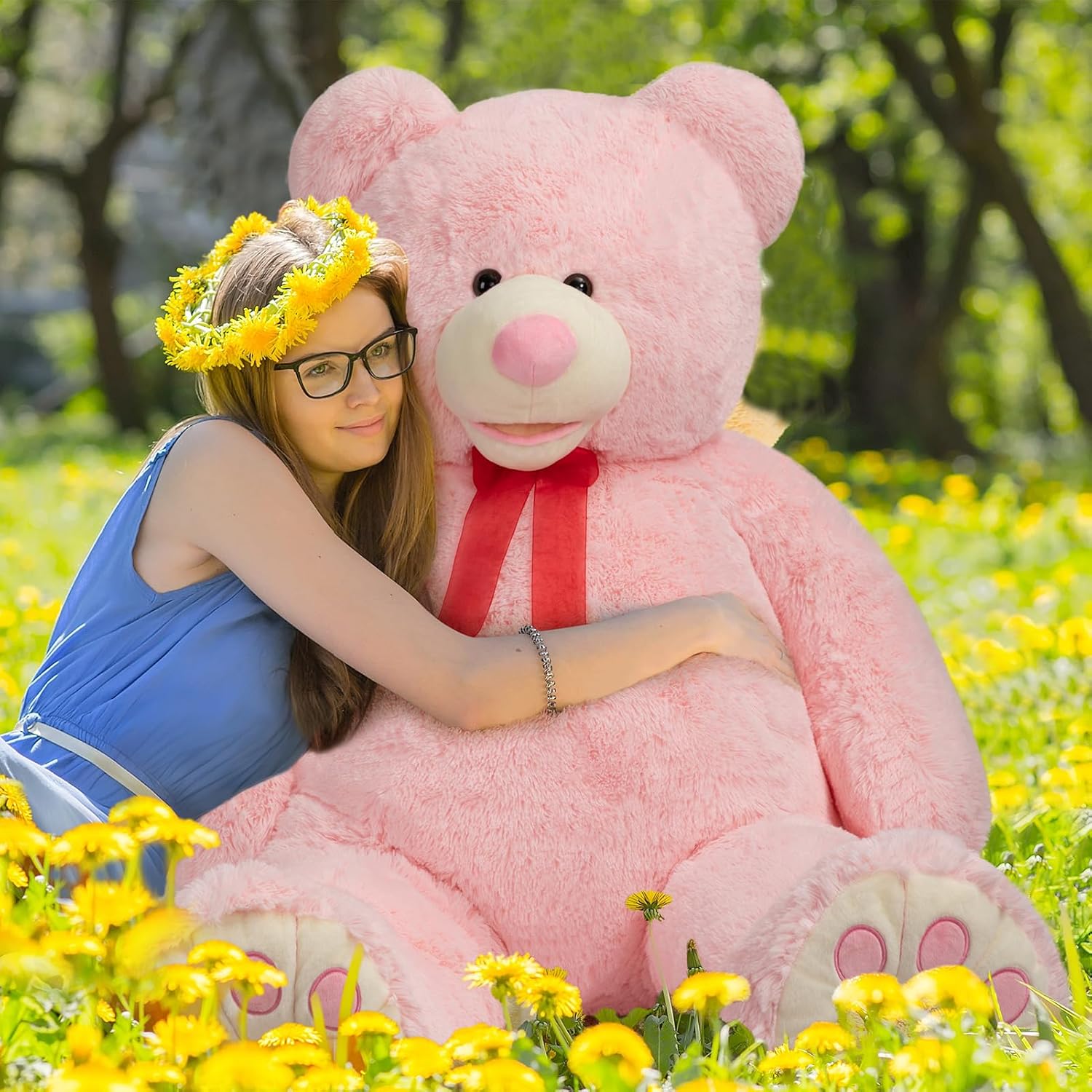 Detalle de HollyHOME Oso de Peluche 5 Feet Giant Teddy Bear