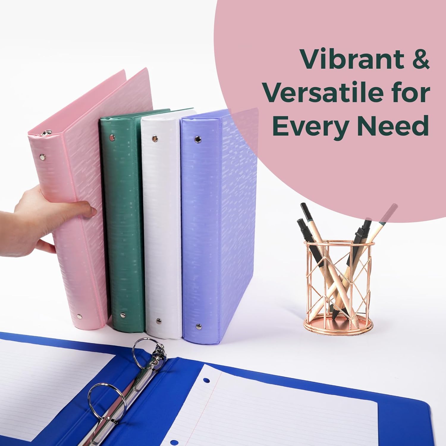 Thumbnail 5 de POPRUN 3 Ring Binder 1.5" — 325-sheet organizer 📁