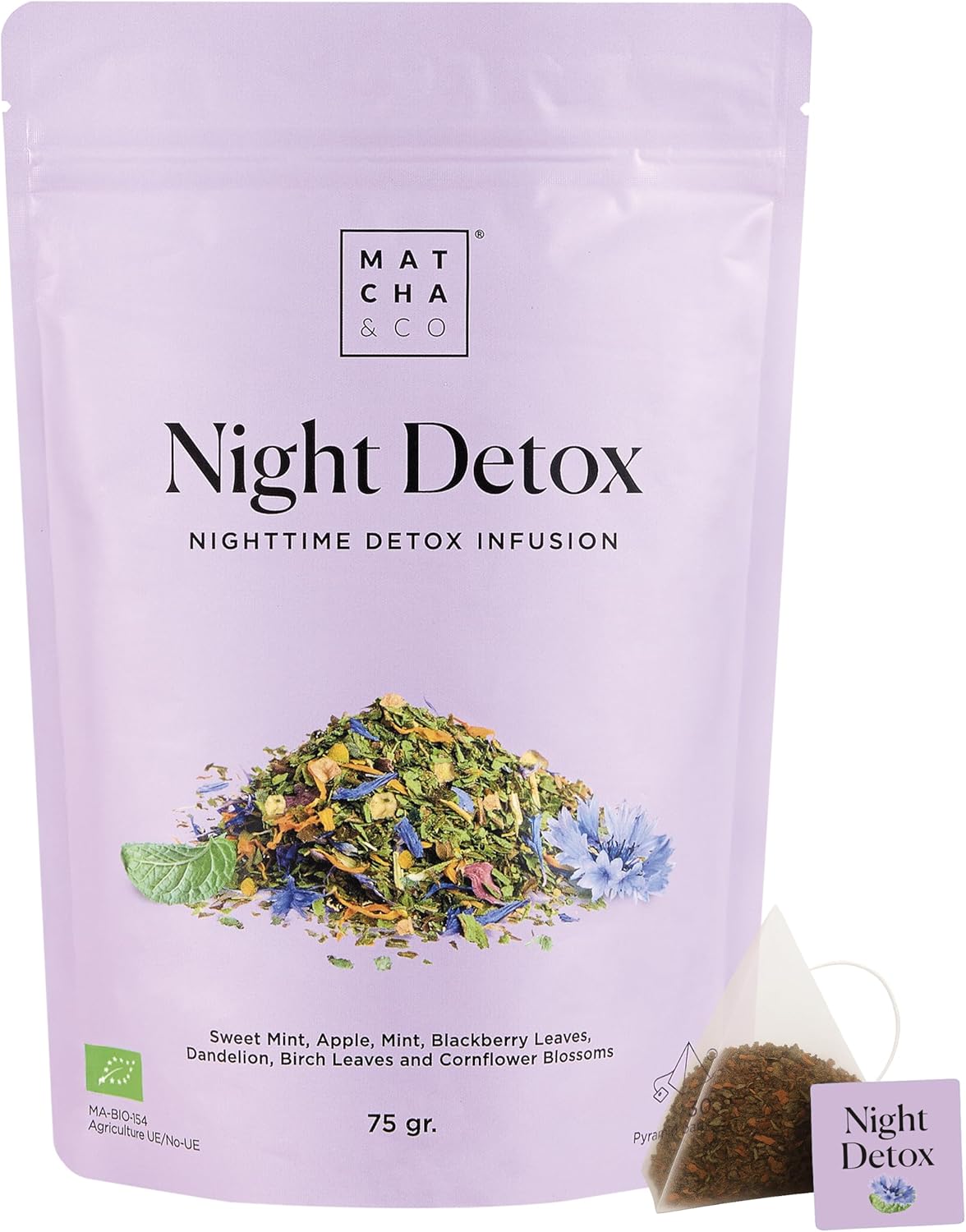 Detalle de Matcha & CO Infusión Night Detox 30 dosis
