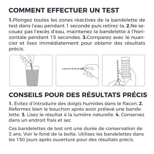 Thumbnail 6 de EASYTEST 7 en 1 – Testeur pour Eau de Piscine et Spa, 150 bandes