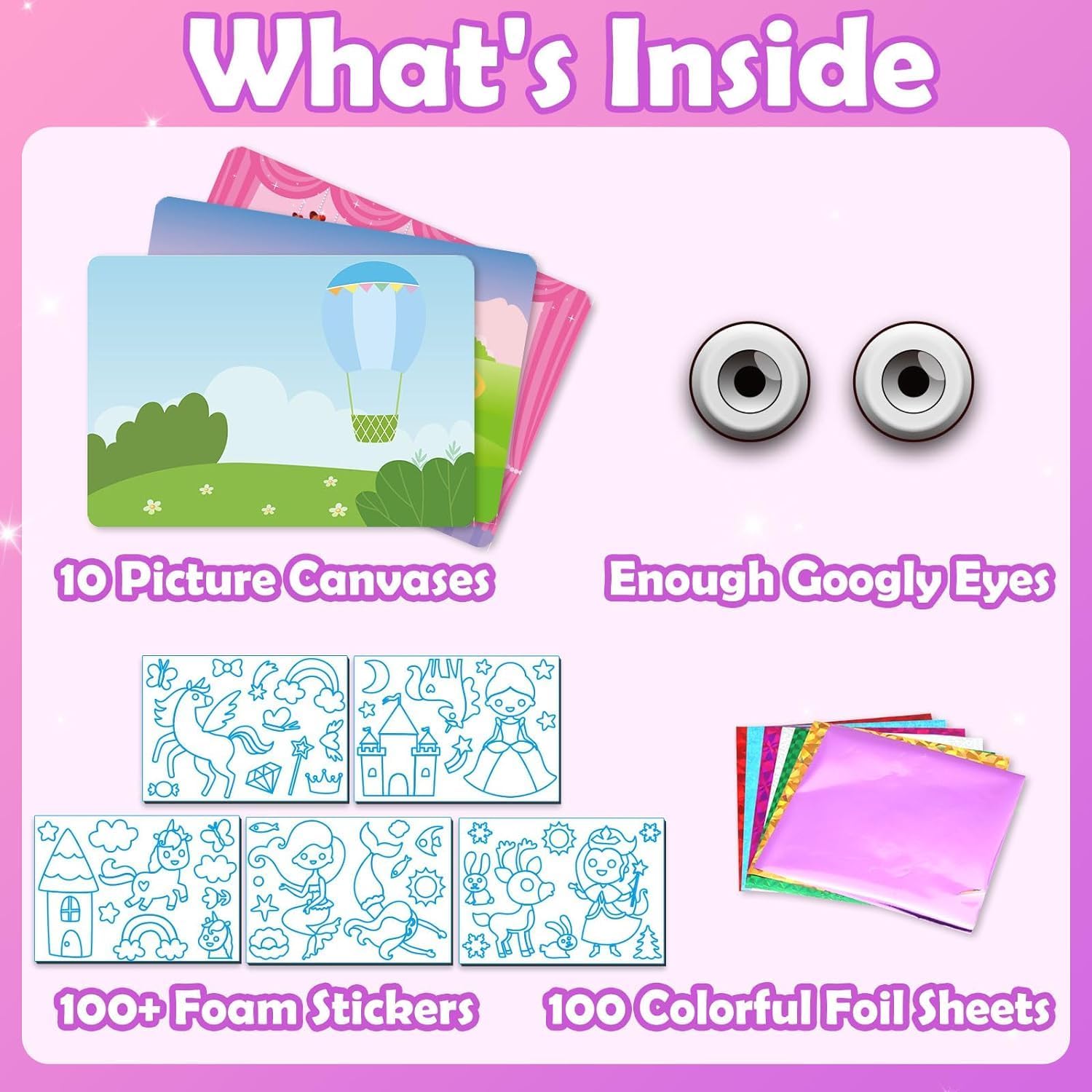Thumbnail 5 de ZMLM Folienspaß Einhorn‑Sticker Bastelset für Mädchen 4–9 Jahre 🎨
