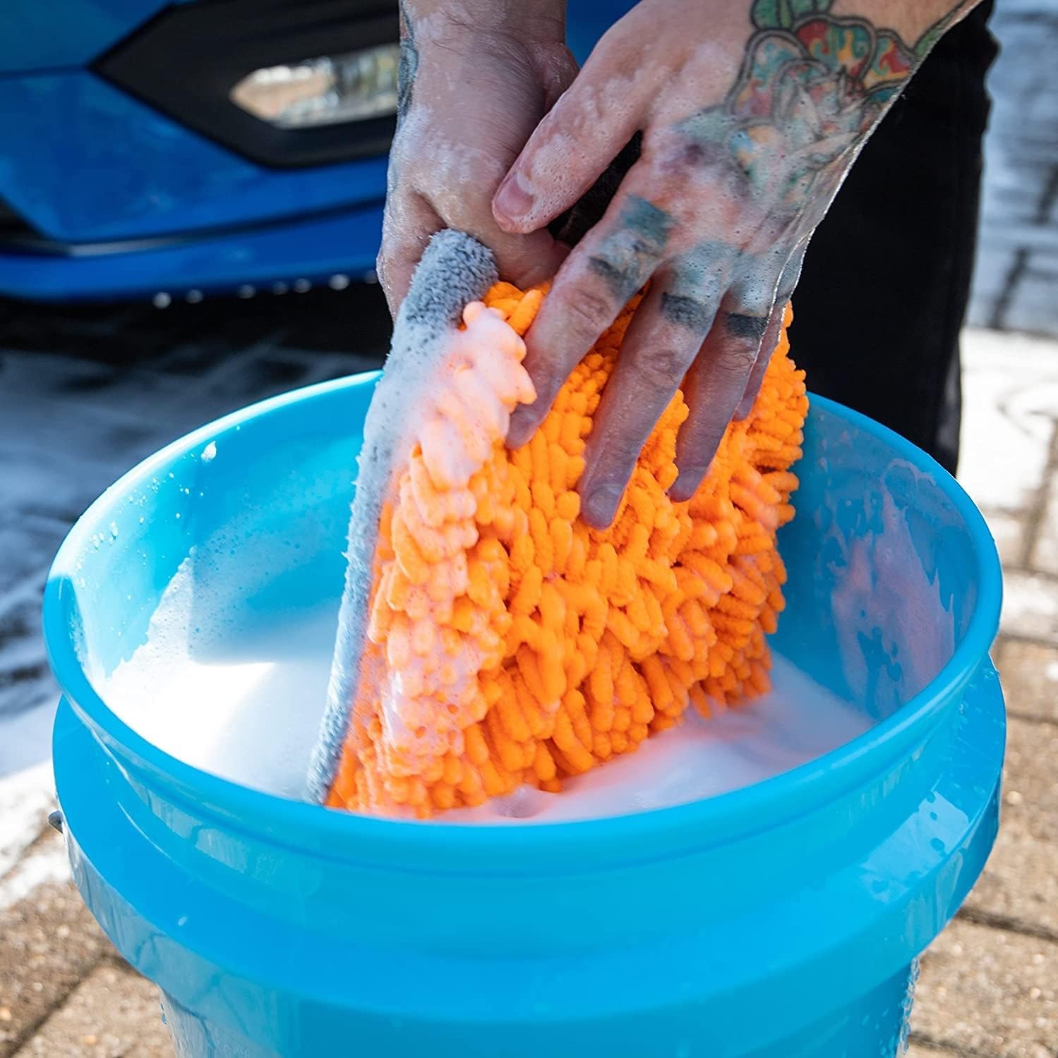 Thumbnail 3 de Meguiar's Hybrid Wash Mitt – Beidseitiger Mikrofaser Waschhandschuh (X210200EU)