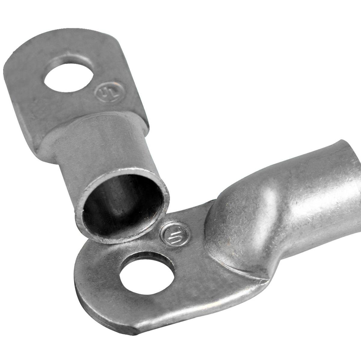 Detalle de ANCOR 242244 Marine-Grade Tinned Copper Lugs, 6 AWG, 1/4-Inch, 25-Pack