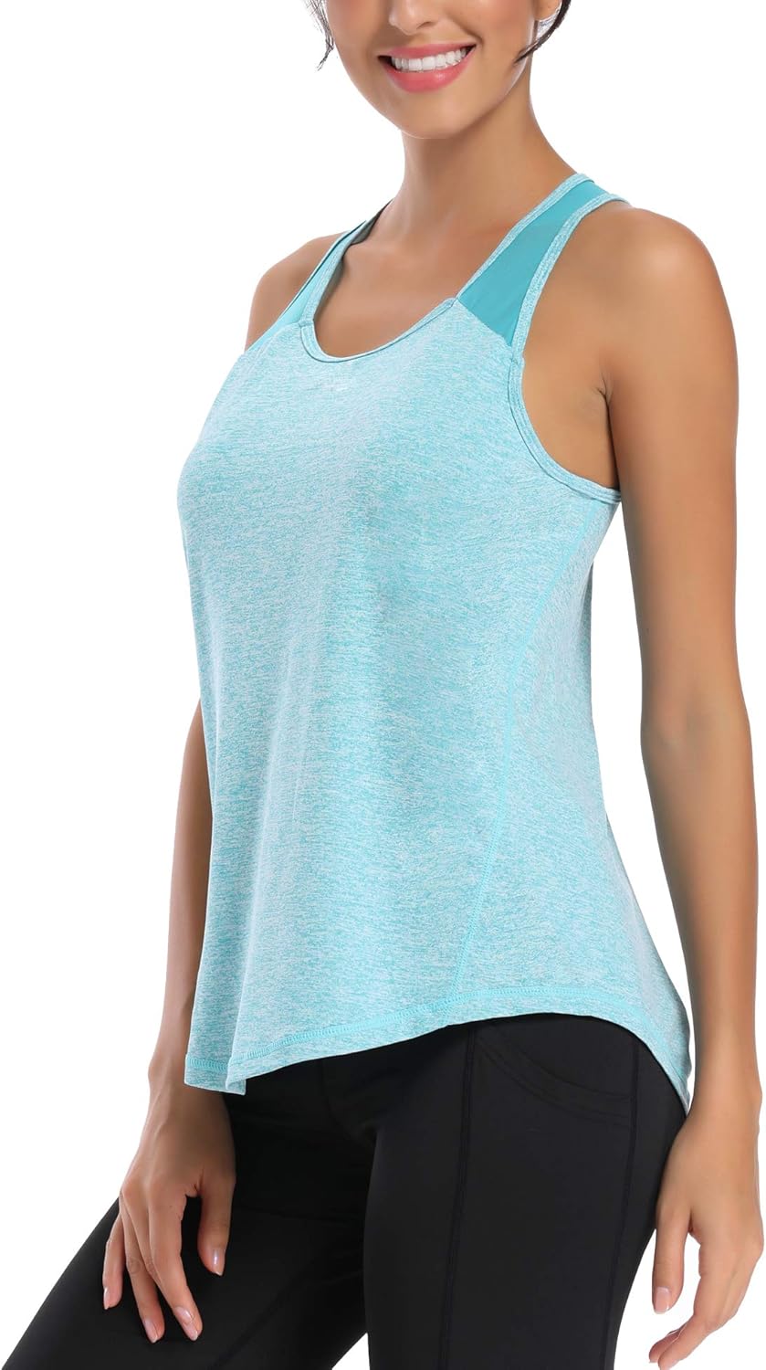 Thumbnail 2 de Dawnrole Damen Sport Tank Top Ärmelloses Leichtes Fitness Top – Yoga & Training