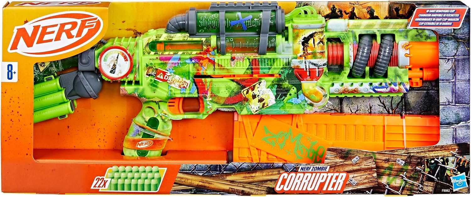 Detalle 2 de Nerf Zombie Lanzador Corrupter 🧟